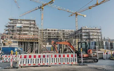 Baustellenabsperrung