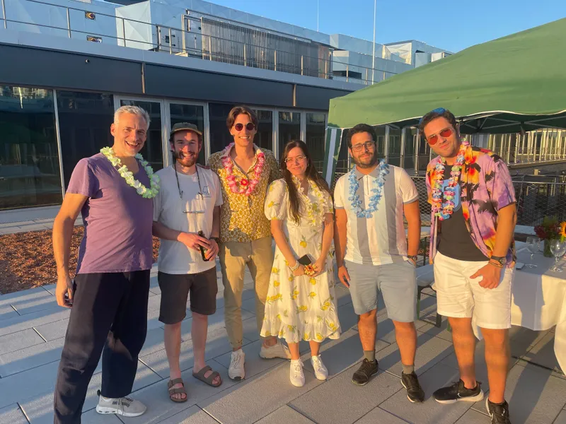 die klarx sommerparty im buero