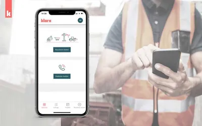 klarx launcht eigene App – Baumaschinen noch einfacher mieten